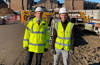 Matthew Norris (left) with degree apprenticeship student Liam Major
