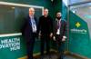 Rt Hon Peter Kyle MP (middle) with Andrew Lloyd and Rusi Jaspal (right)