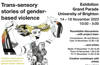 Trans sensory stories of gender based violence poster