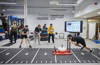 University of Brighton students using the Strength and Condition Suite